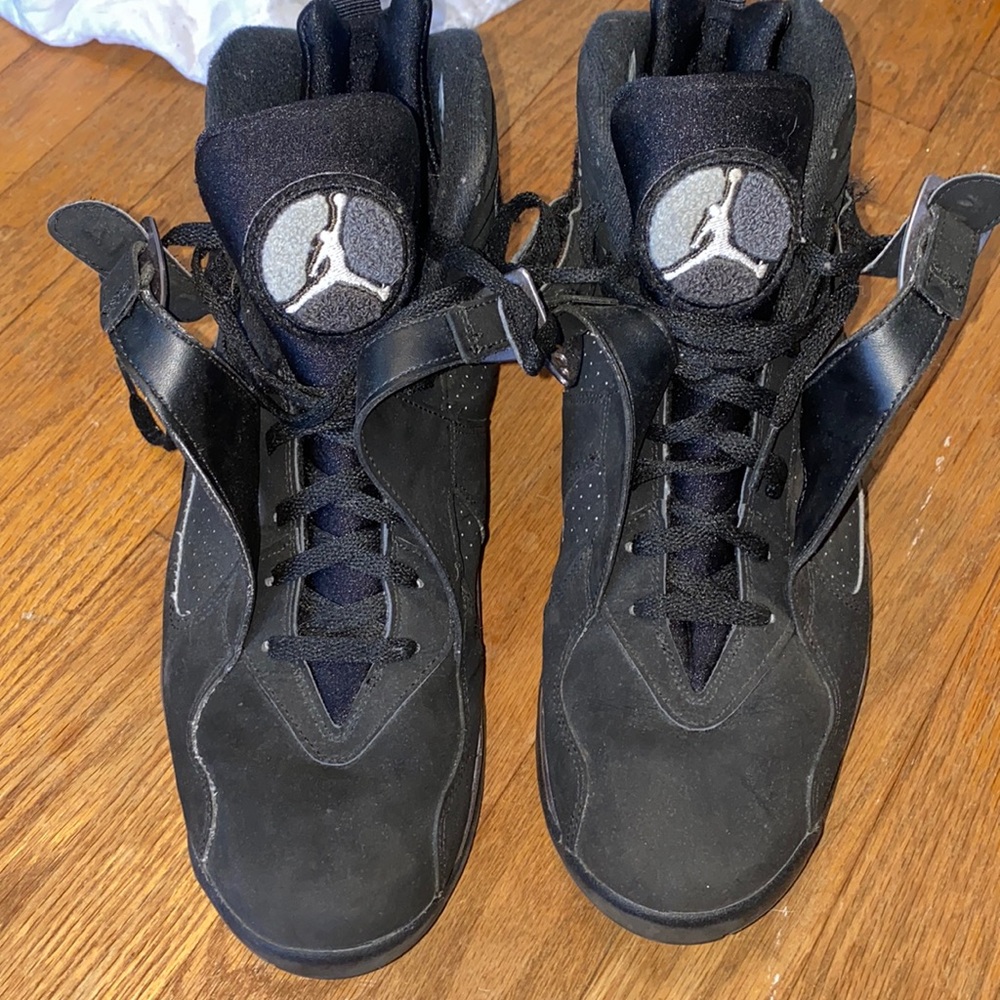 Black Jordan sneakers